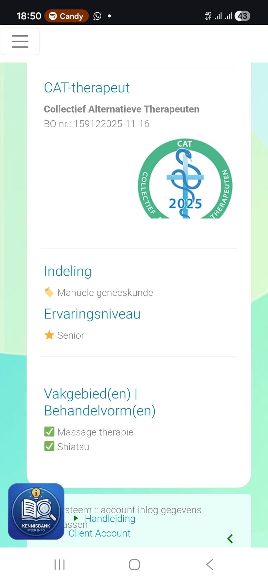 gecertificeerd Thaise-Shiatsu Medical Massage Therapeute — massage Breda